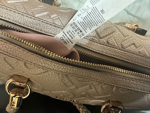 Borsa Liu Jo Oro con Logo Embossato