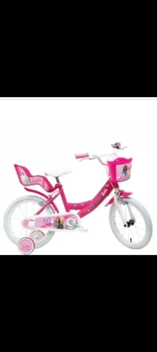 Bicicleta Infantil Barbie 16 con Cesta