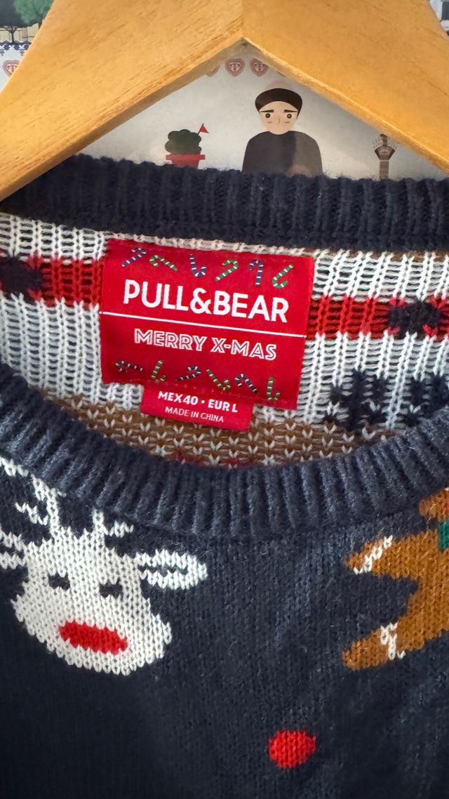 Jersey Navideño Pull&Bear Talla L
