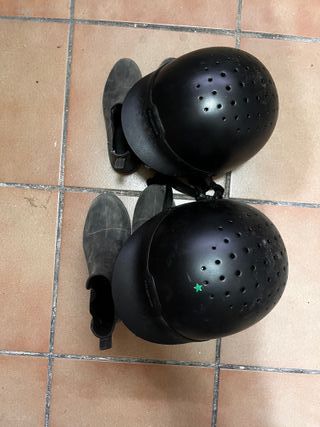 Casco y botas equitación Tallas S, L, 33, 36