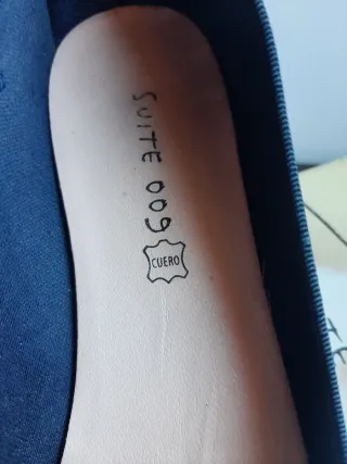 Zapatos Bailarinas cuero talla 36