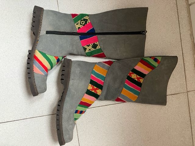 Botas Ante y Manta Peruana Talla 38
