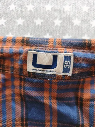 Camisa cuadros Adolfo Domínguez Talla 38