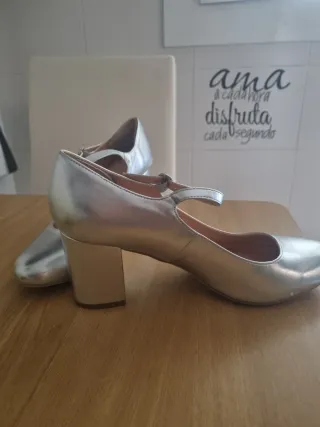 Zapatos de fiesta plateados Anna Field