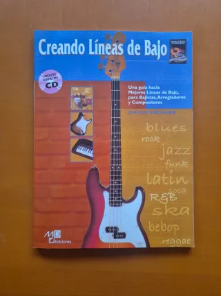 Libro Creando Líneas de Bajo + CD