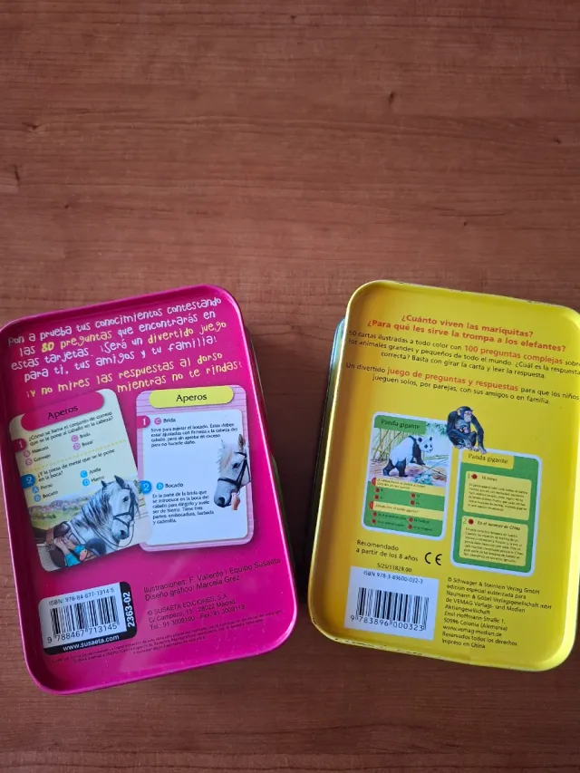 Juego de tarjetas Preguntas y Respuestas