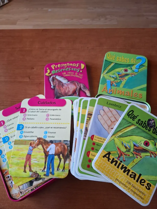 Juego de tarjetas Preguntas y Respuestas