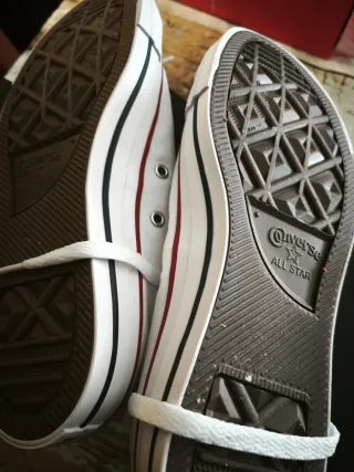 Zapatillas Converse Blancas Talla 40 Sin Estrenar