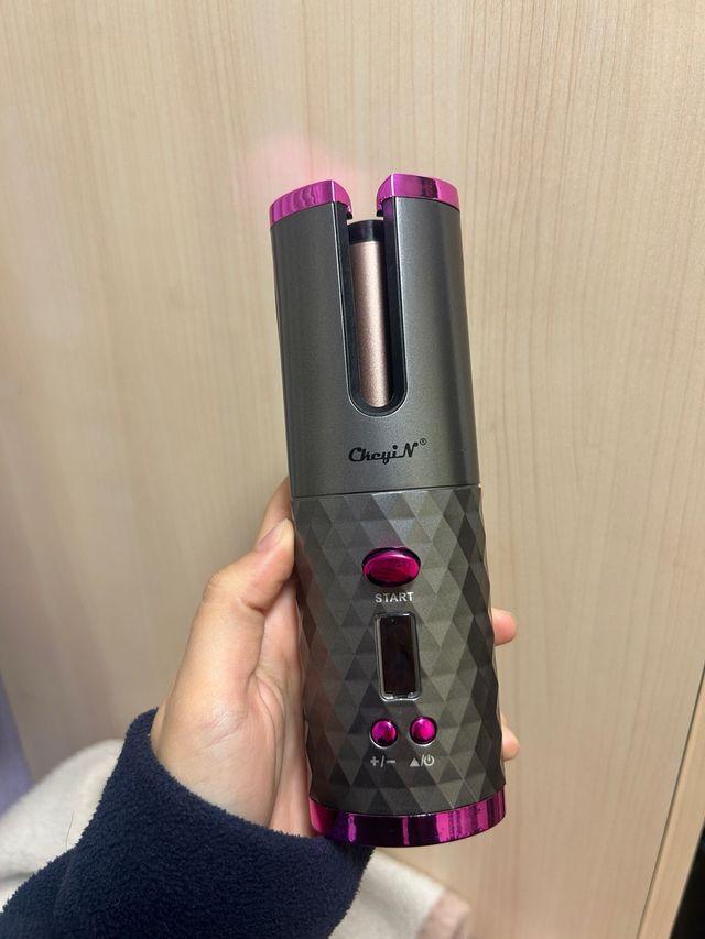 Rizador automático CheyiN gris y rosa