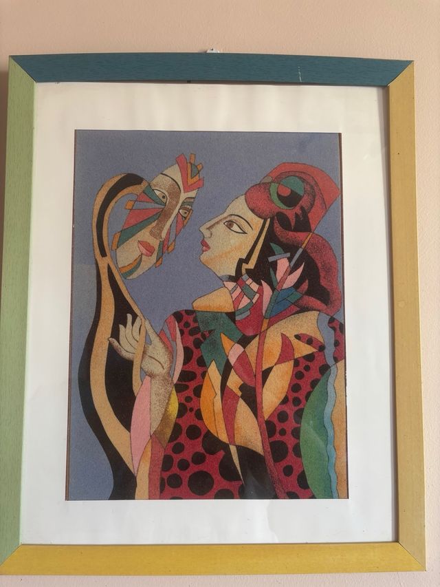 Cuadros de arena de colores