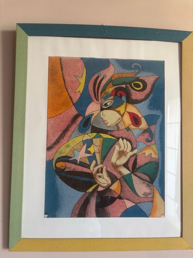 Cuadros de arena de colores