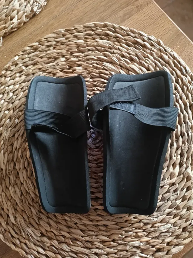 Espinilleras Fútbol Azul