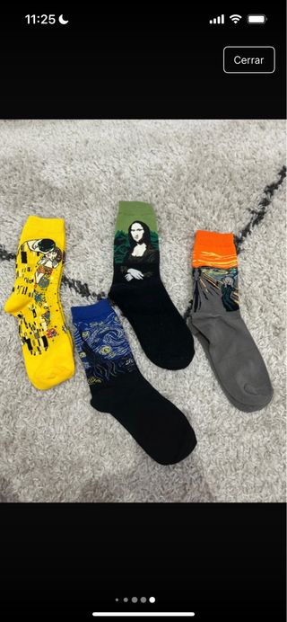 Pack 4 calcetines motivos arte