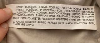 Cazadora de cuero 100% Zara, color marrón.