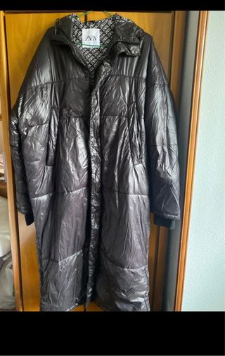 Chaqueta larga acolchada Zara