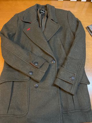 Chaquetón Zara Verde Oliva