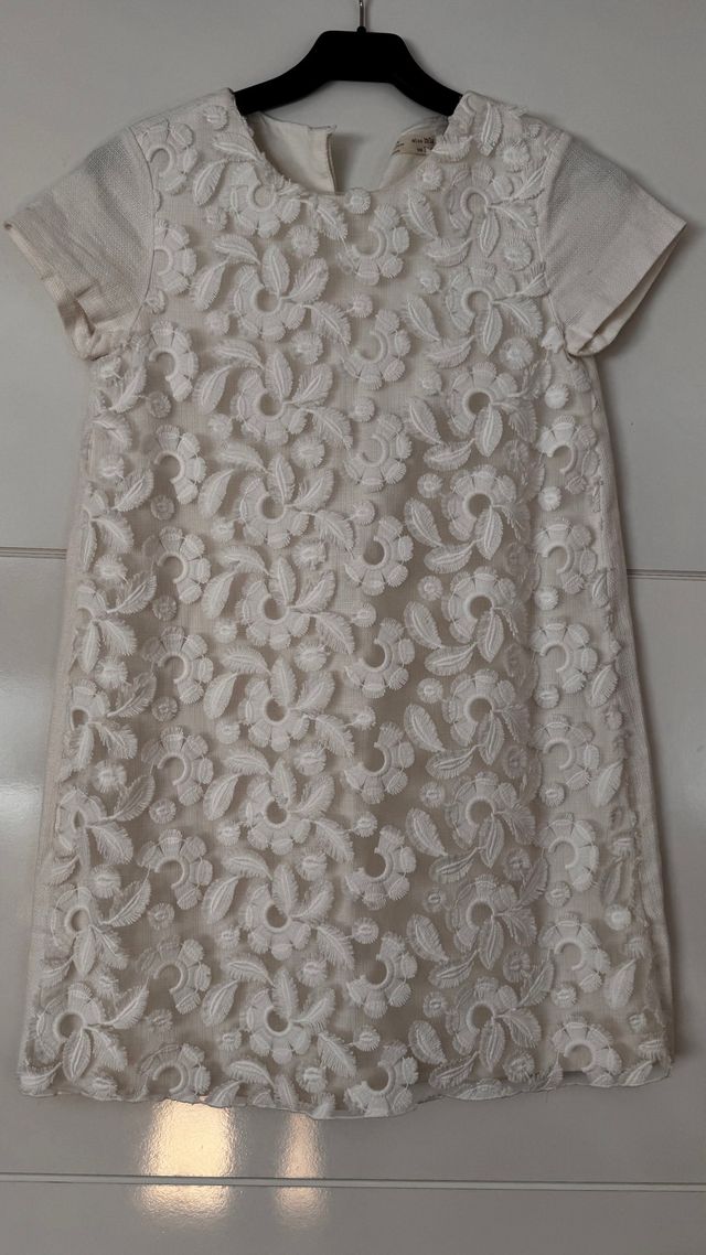 Vestido Zara niña encaje floral