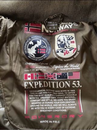 Chaqueta Geographical Norway Verde Talla M