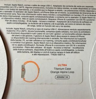 Apple Watch Ultra 1ª Gen