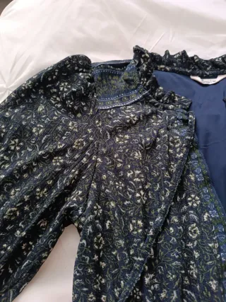 Vestido gasa estampado floral talla única