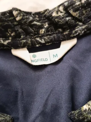 Vestido gasa estampado floral talla única