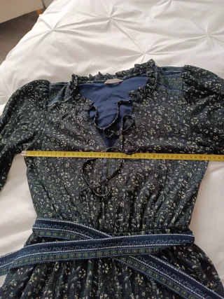 Vestido gasa estampado floral talla única