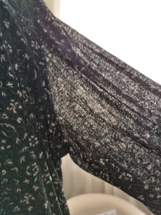 Vestido gasa estampado floral talla única