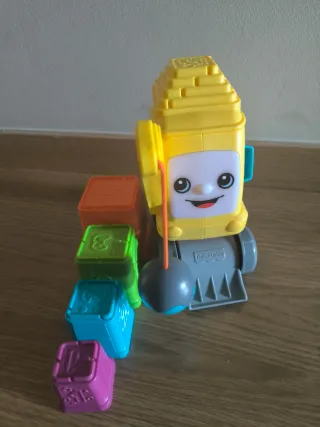 Escavadora Fisher Price com bola