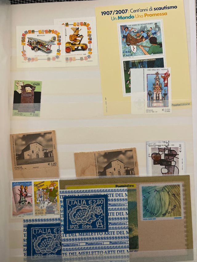 Lote Sellos Italia Nuevos Raros