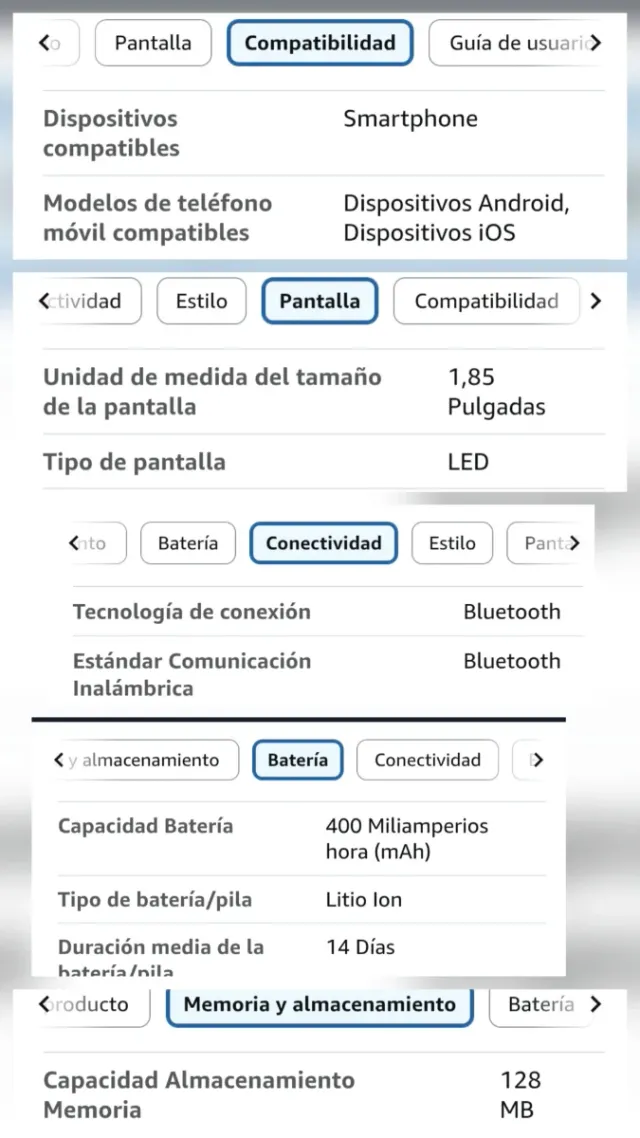 Smartwatch hombre mujer 1.85"
