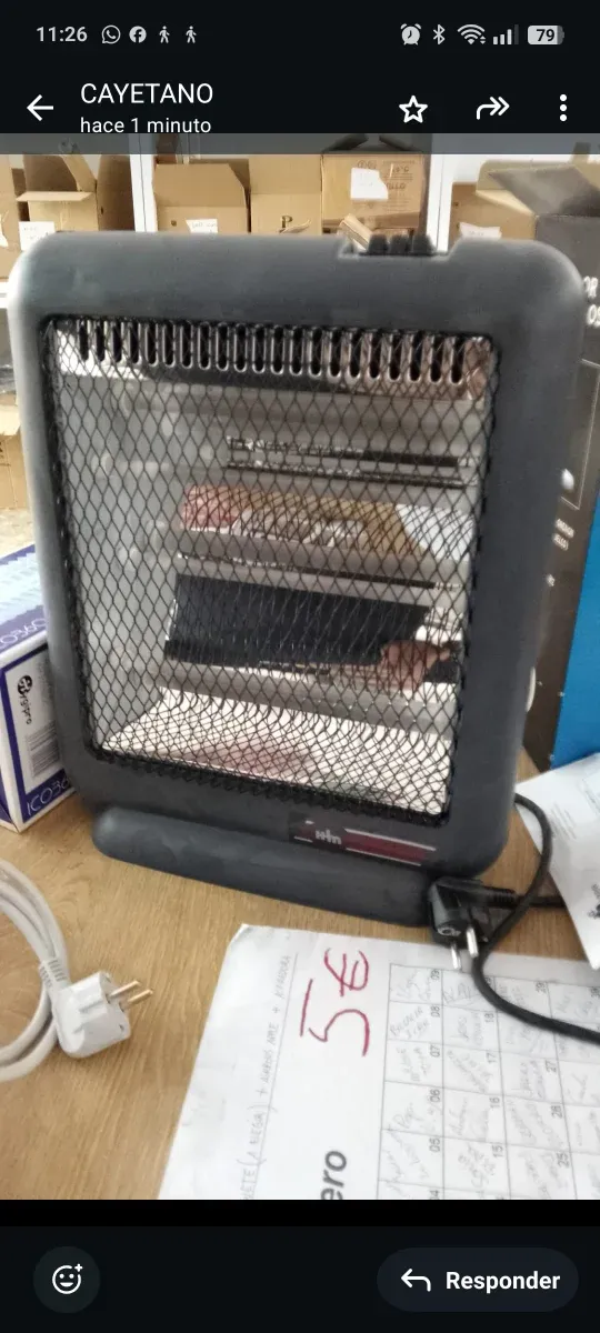 Radiador Infrarrojo Modelo 301