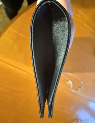 Pochette Borsa a Spalla Nera Oro