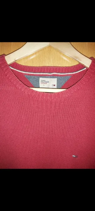 Jersey Tommy Hilfiger Rojo Talla L