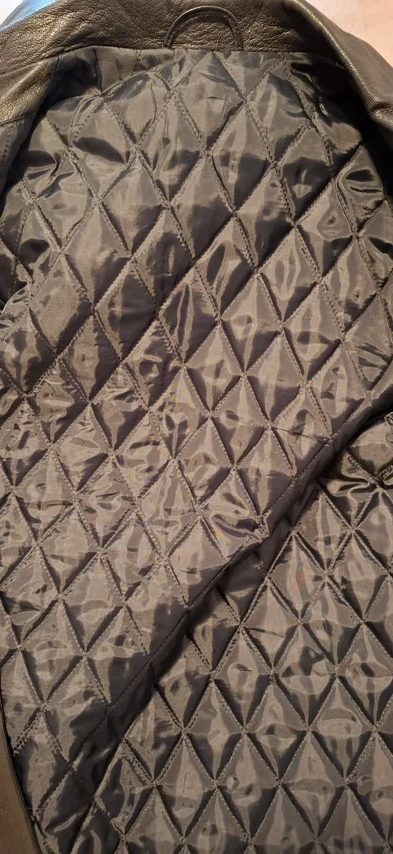 Abrigo de piel Arconpel T.48 Negro