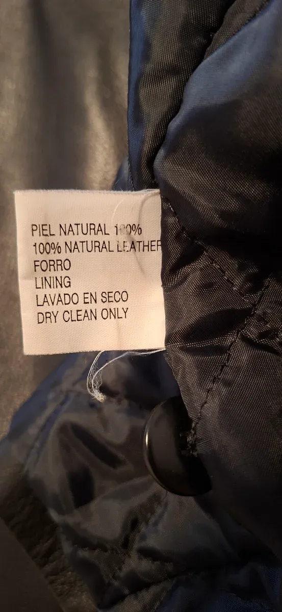 Abrigo de piel Arconpel T.48 Negro