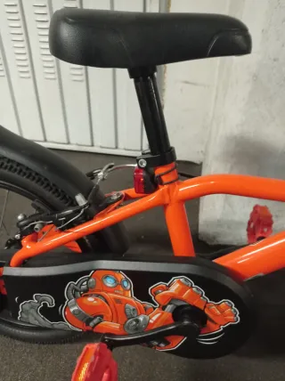 Bicicleta Infantil Naranja Decathlon