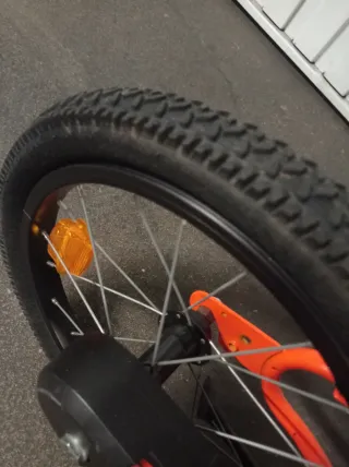 Bicicleta Infantil Naranja Decathlon