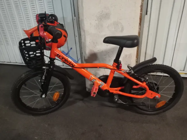 Bicicleta Infantil Naranja Decathlon