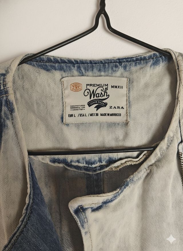 Chaqueta vaquera Zara Talla L