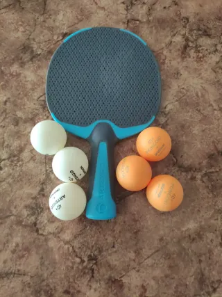 Set Raqueta Ping Pong y 6 Pelotas