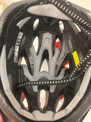 Casco Bicicleta Negro, Azul y Blanco