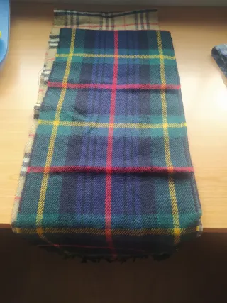 2 sciarpe uomo a quadri, nuove