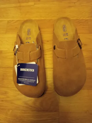 Birkenstock Mujer Talla 41 Beige/Marrón