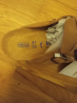 Birkenstock Mujer Talla 41 Beige/Marrón