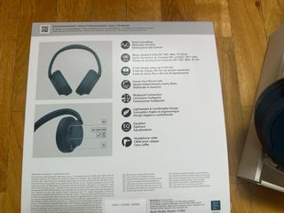 Sony WH-CH720N Auriculares Inalámbricos Azul Marin