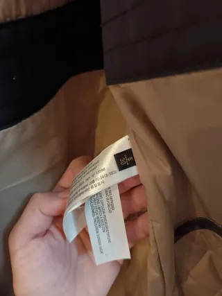 Chaquetón Massimo Dutti Negro Mujer