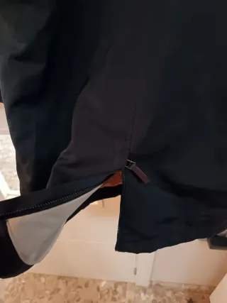 Chaquetón Massimo Dutti Negro Mujer