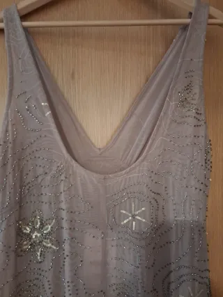 Vestido Zara con abalorios sin estrenar