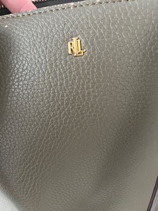 Bolso Piel Ralph Lauren Verde Oliva