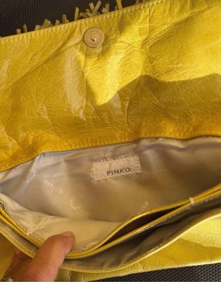 Pinko Borsa Gialla con Frange
